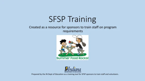 SFSP Training