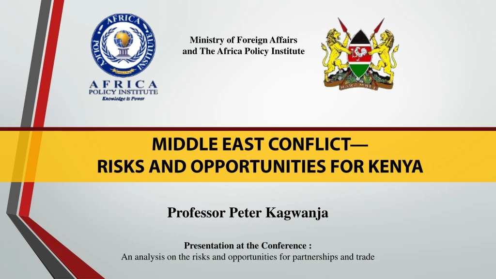 middle east conflict risks and opportunities for kenya