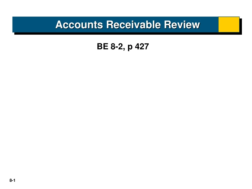 accounts receivable review