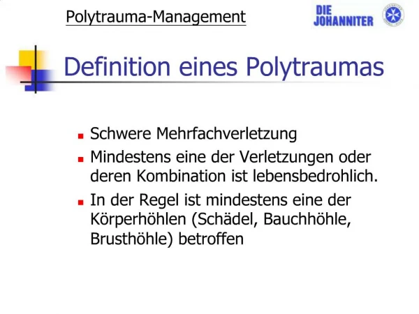 Polytrauma-Management