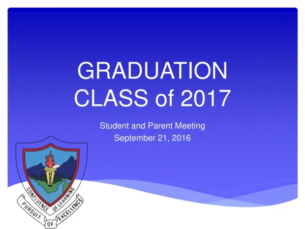 GRADUATION CLASS of 2017