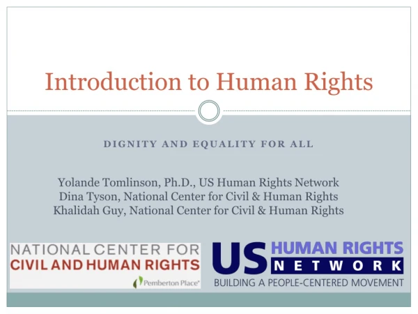 Introduction to Human Rights