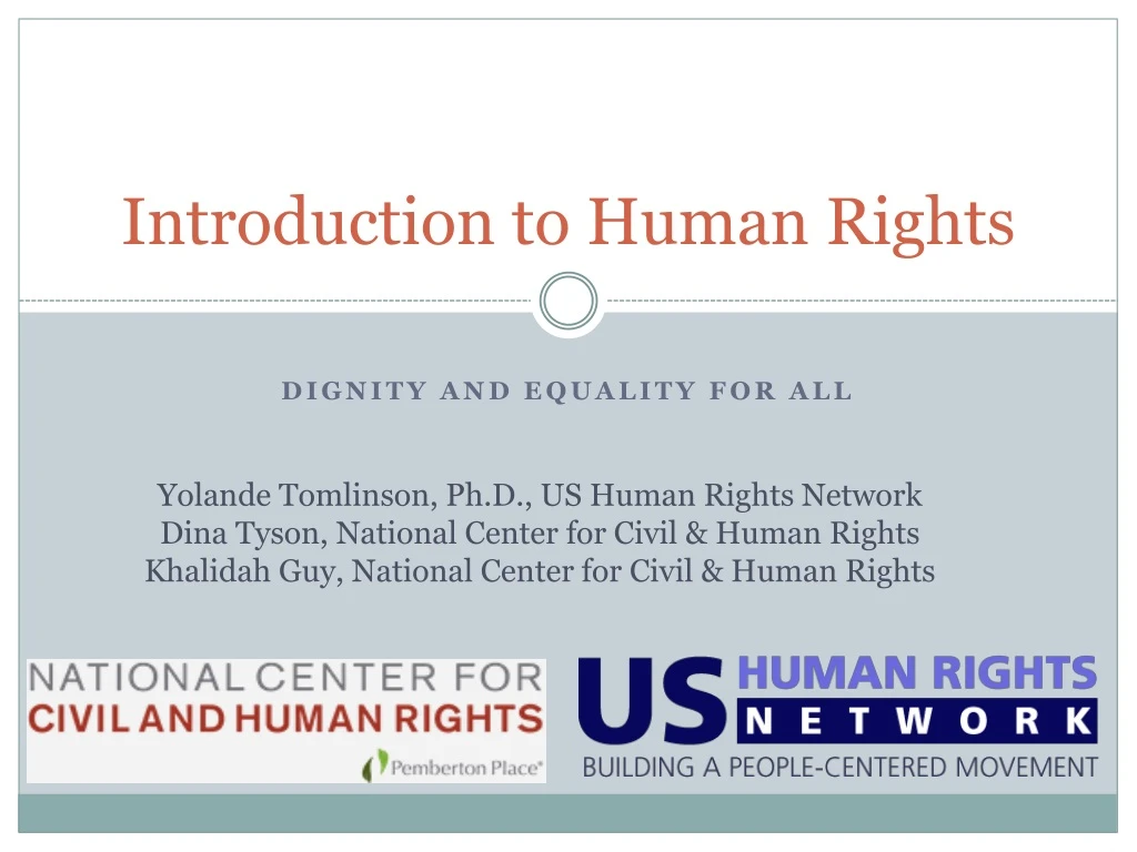 introduction to human rights