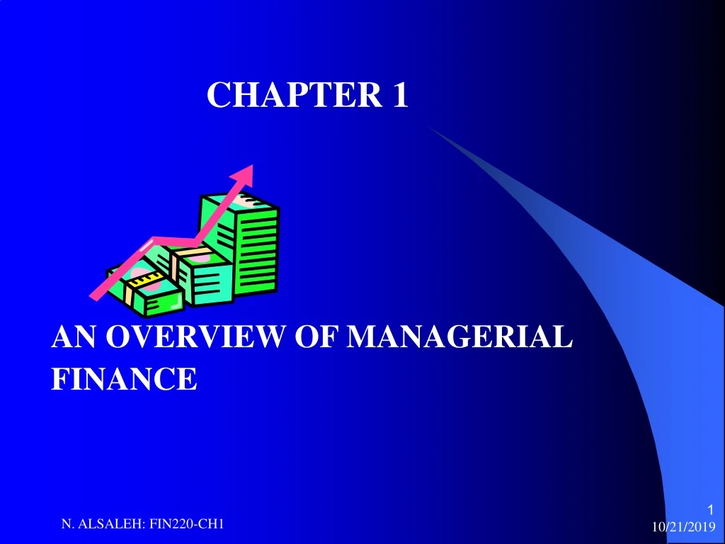 chapter 1 an overview of managerial finance
