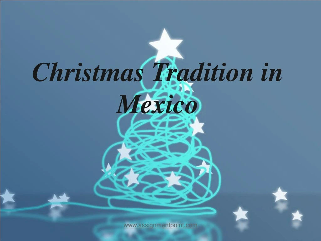 christmas tradition in mexico