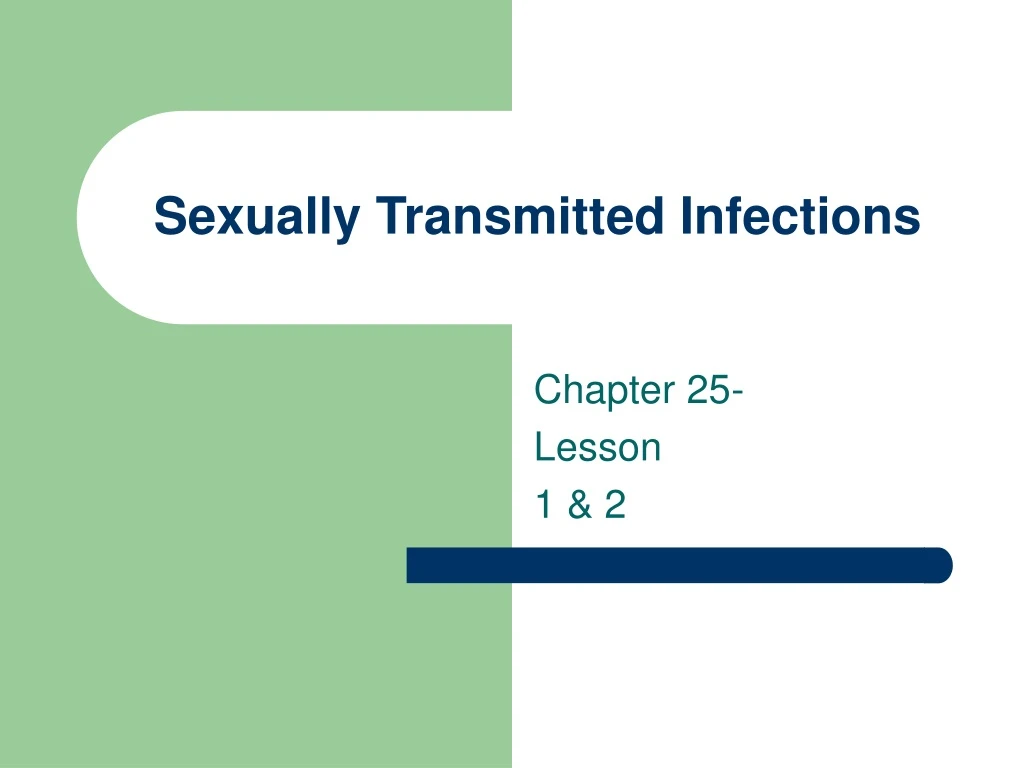 sexually transmitted infections