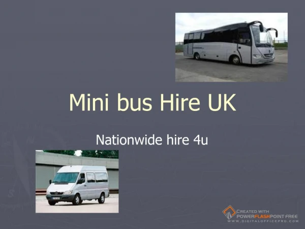 Mini bus hire UK