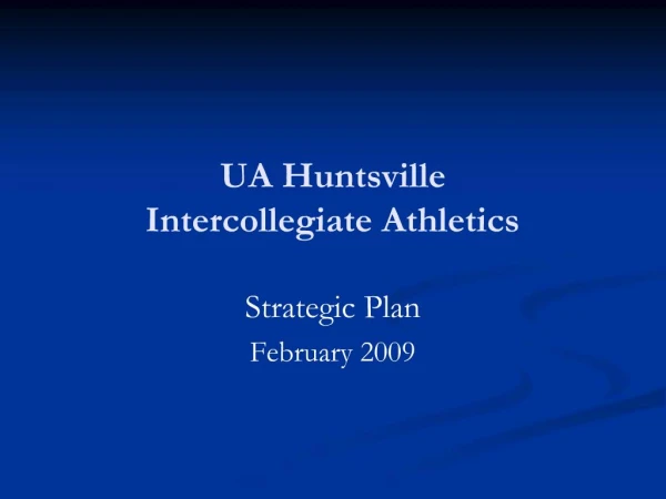 UA Huntsville Intercollegiate Athletics