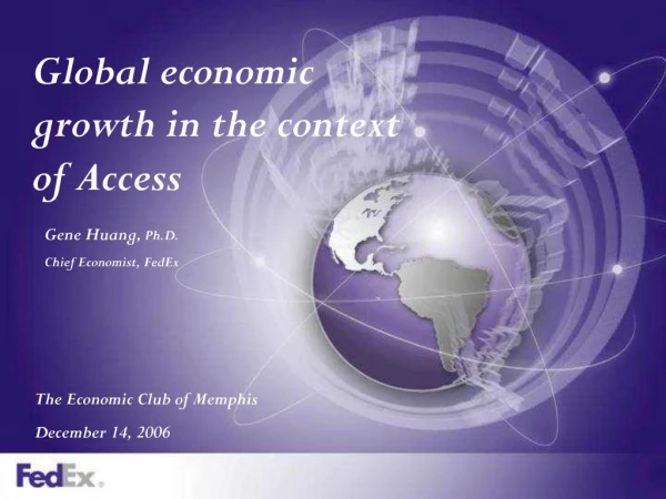 Global economic growth in the context of Access