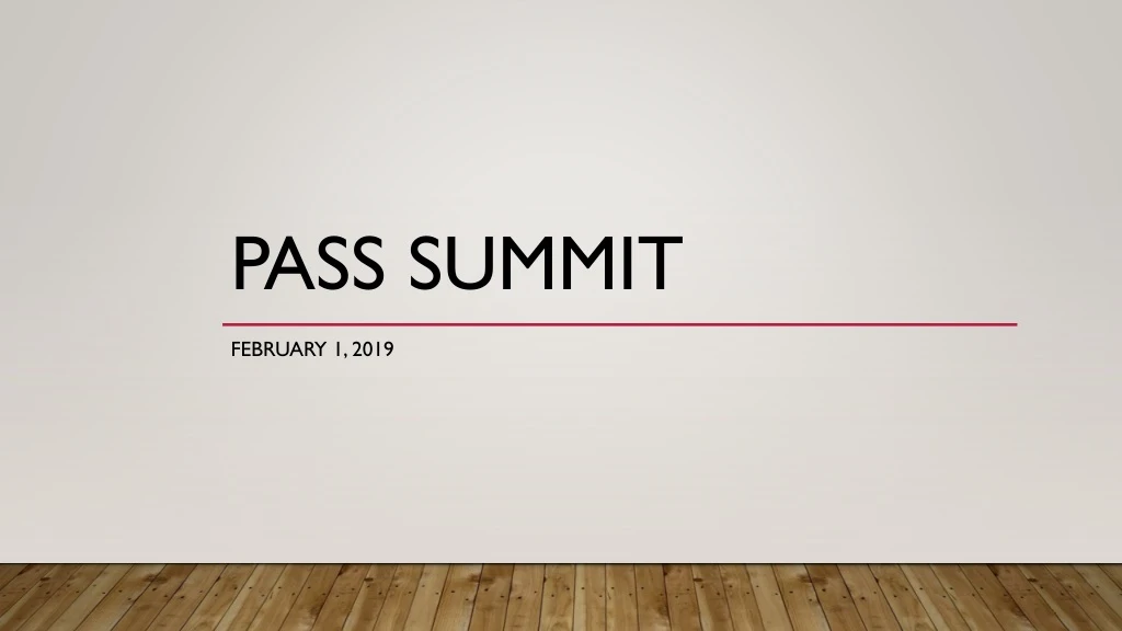 pass summit