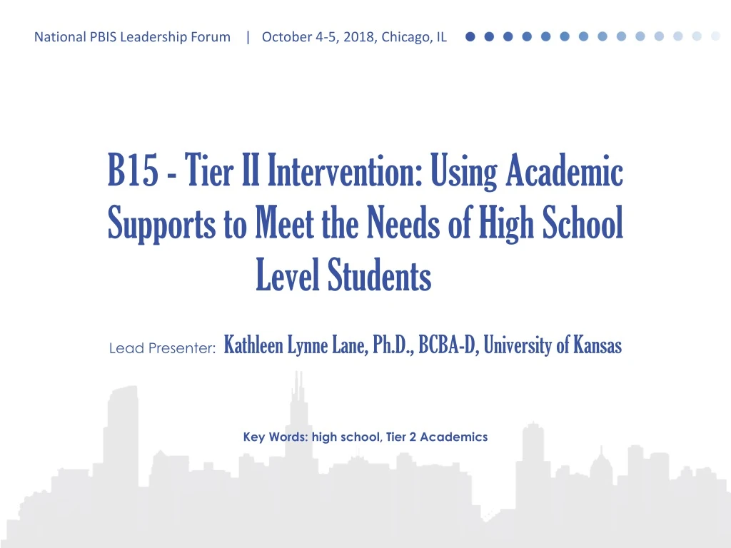 b15 tier ii intervention using academic supports