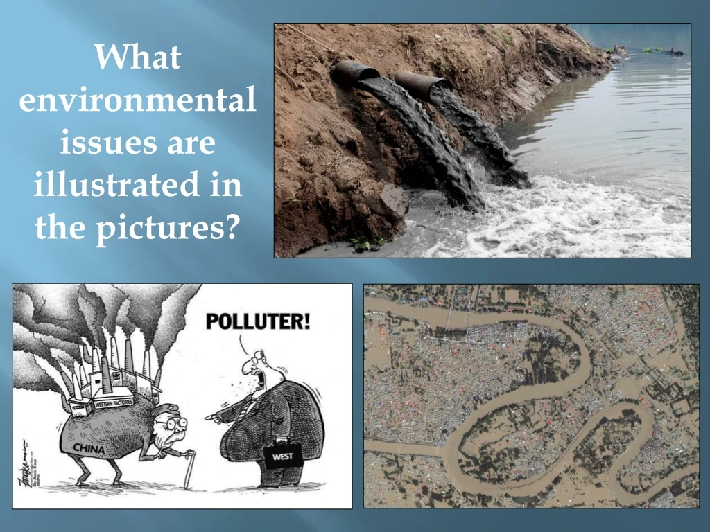 what environmental issues are illustrated
