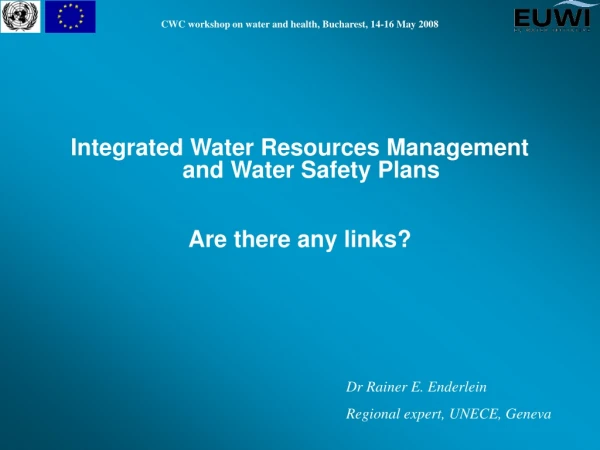 integrated water resources management and water