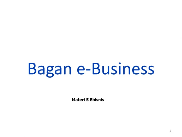 Bagan e-Business