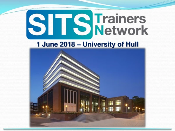1 June 2018 – University of Hull