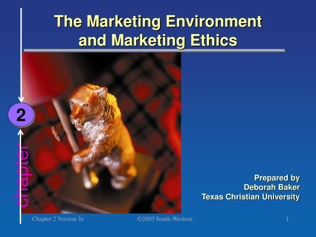 the marketing environment and marketing ethics