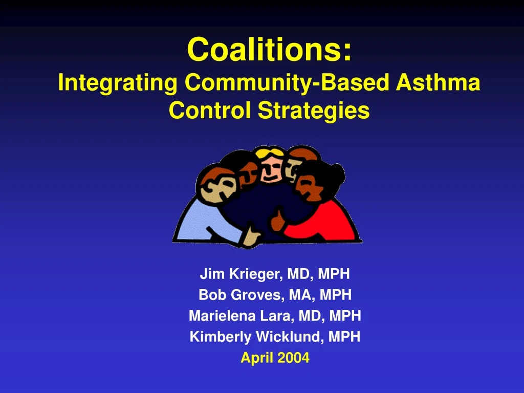 coalitions integrating community based asthma control strategies