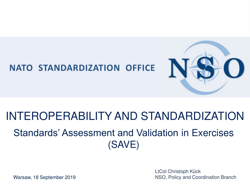 interoperability and standardization standards
