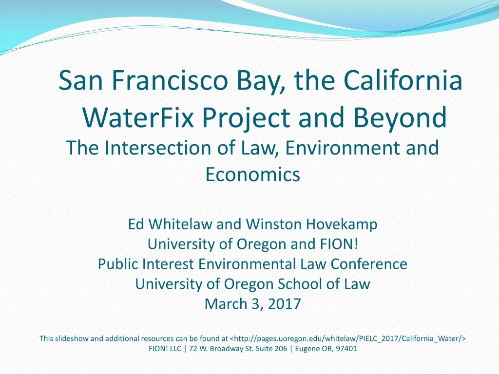 the intersection of law environment and economics