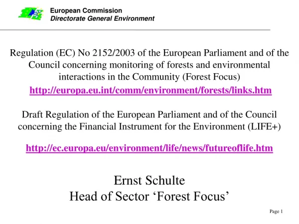 Measures eligible for funding (Annex I of the LIFE+ proposal)