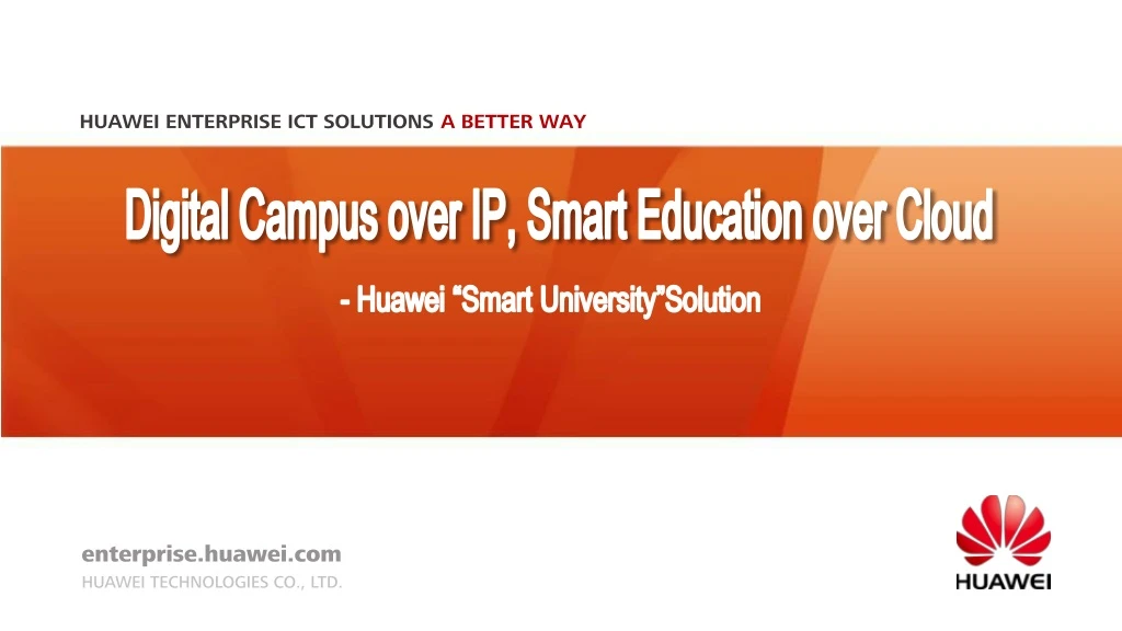 digital campus over ip smart education over cloud