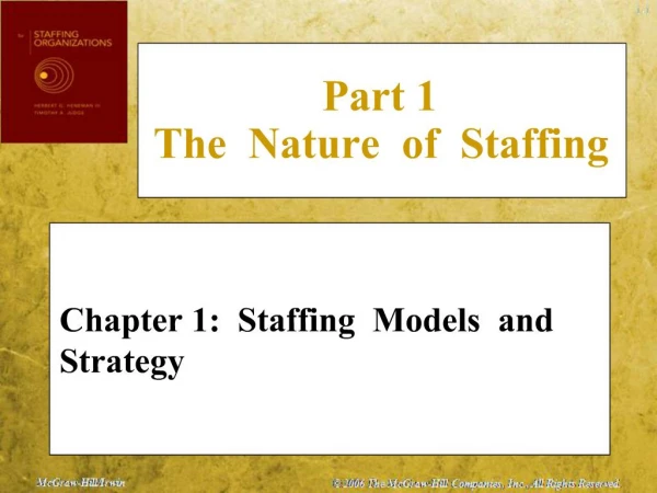 Chapter 1: Staffing Models and Strategy