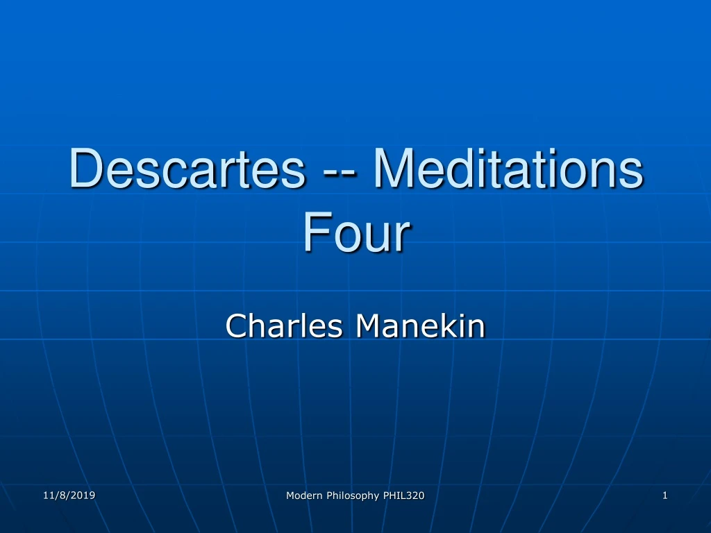 descartes meditations four