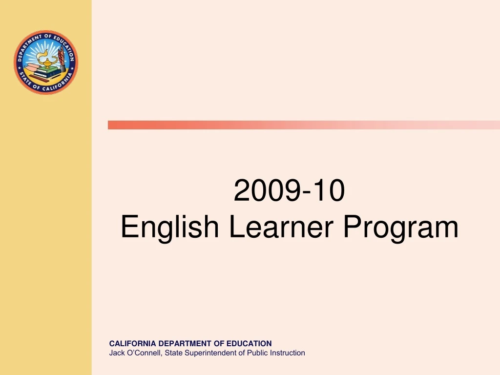 2009 10 english learner program