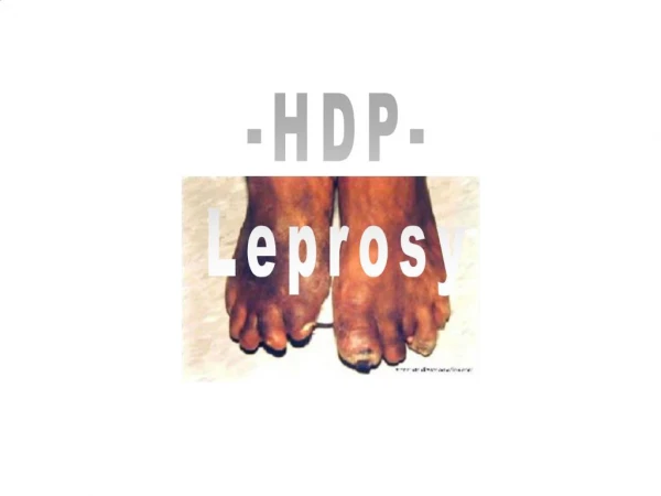 -HDP- Leprosy
