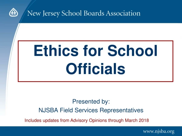 Ethics for School Officials
