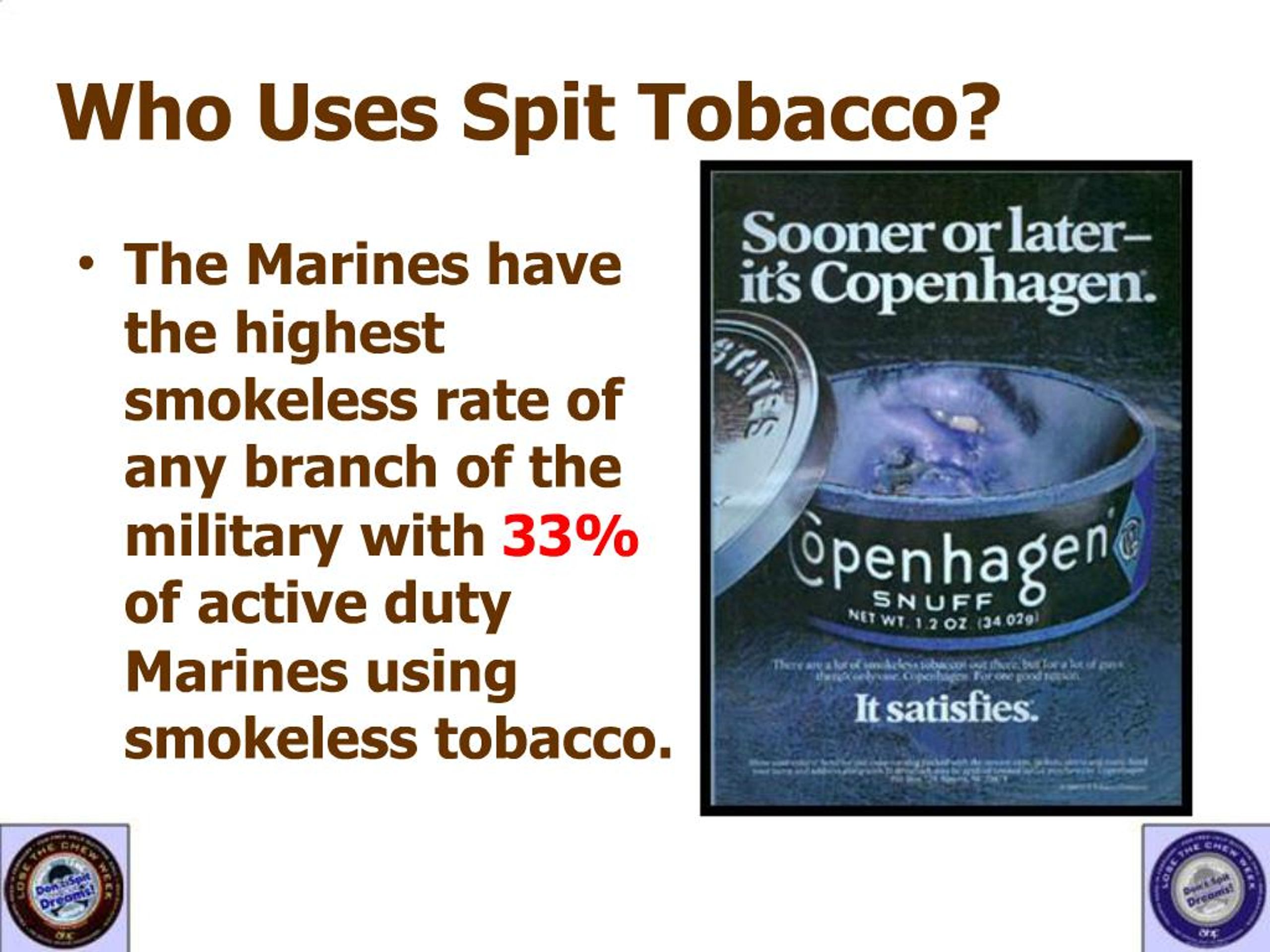 PPT - Who Uses Spit Tobacco PowerPoint Presentation, free download - ID ...