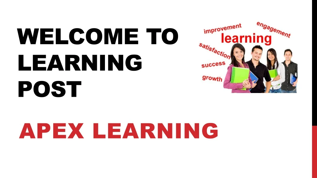 welcome to learning post