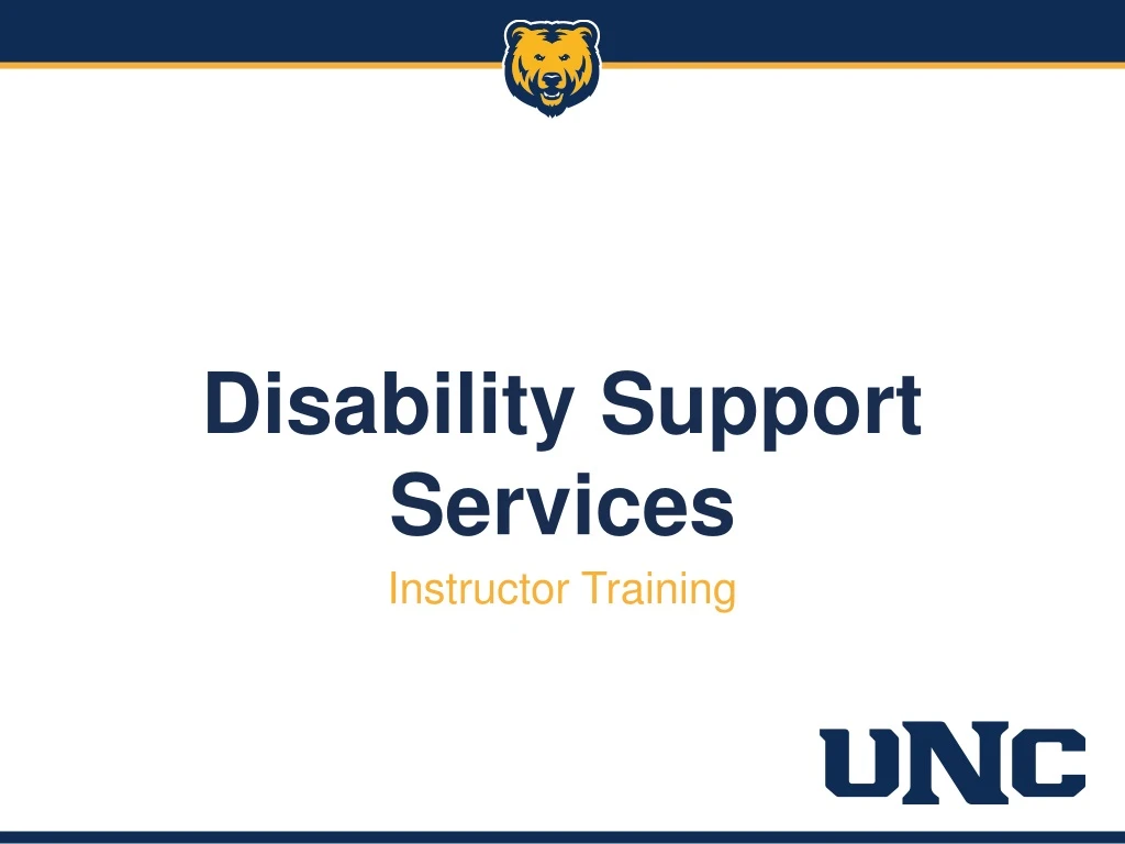 disability support services