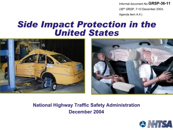 Side Impact Protection in the United States
