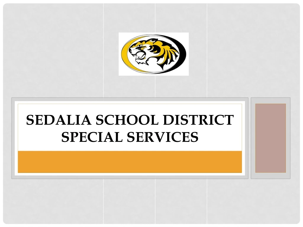 sedalia school district special services