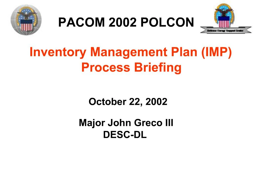 Imp Presentation Examples PPT - Inventory Management Plan IMP Process Briefing PowerPoint ...