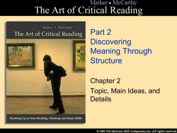 Part 2 Discovering Meaning Through Structure