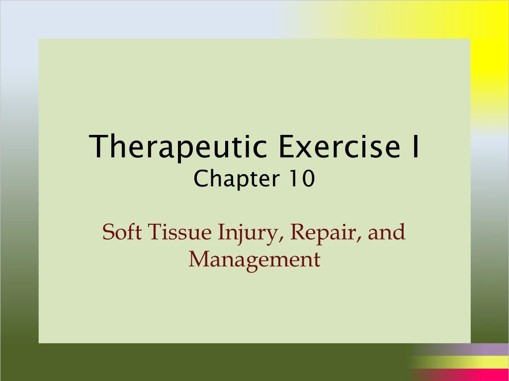 therapeutic exercise i chapter 10