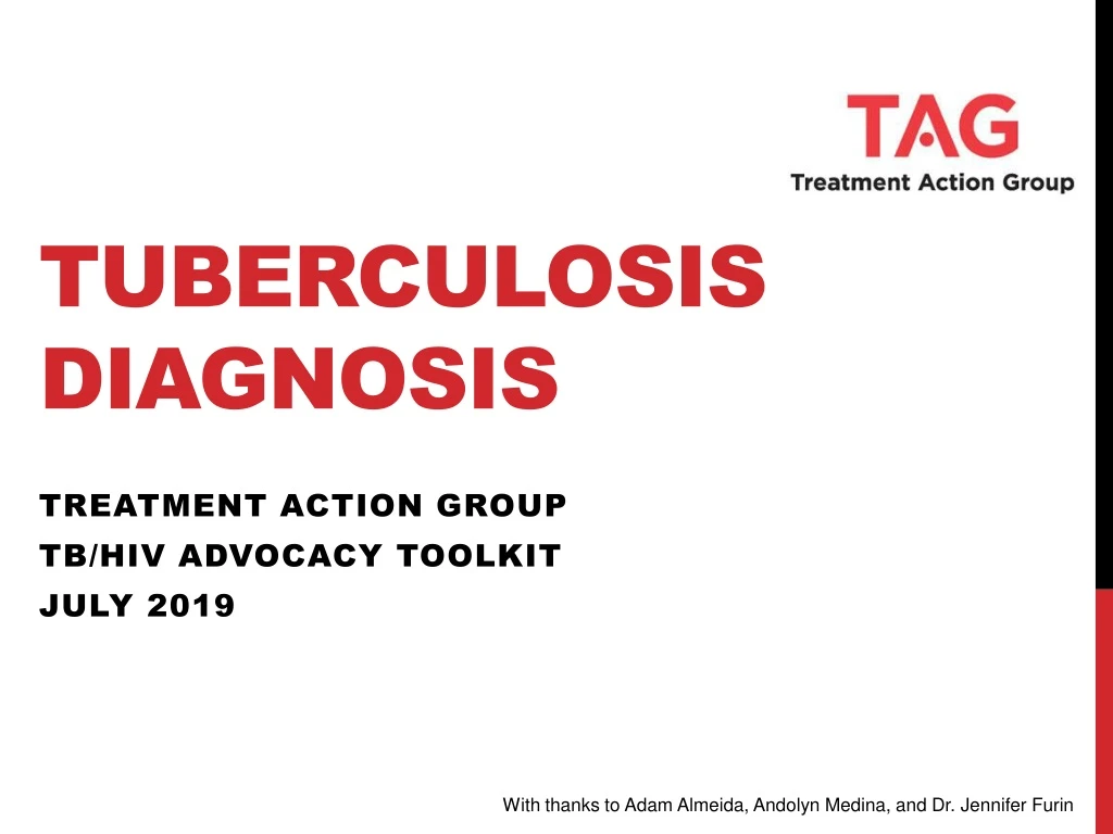 tuberculosis diagnosis