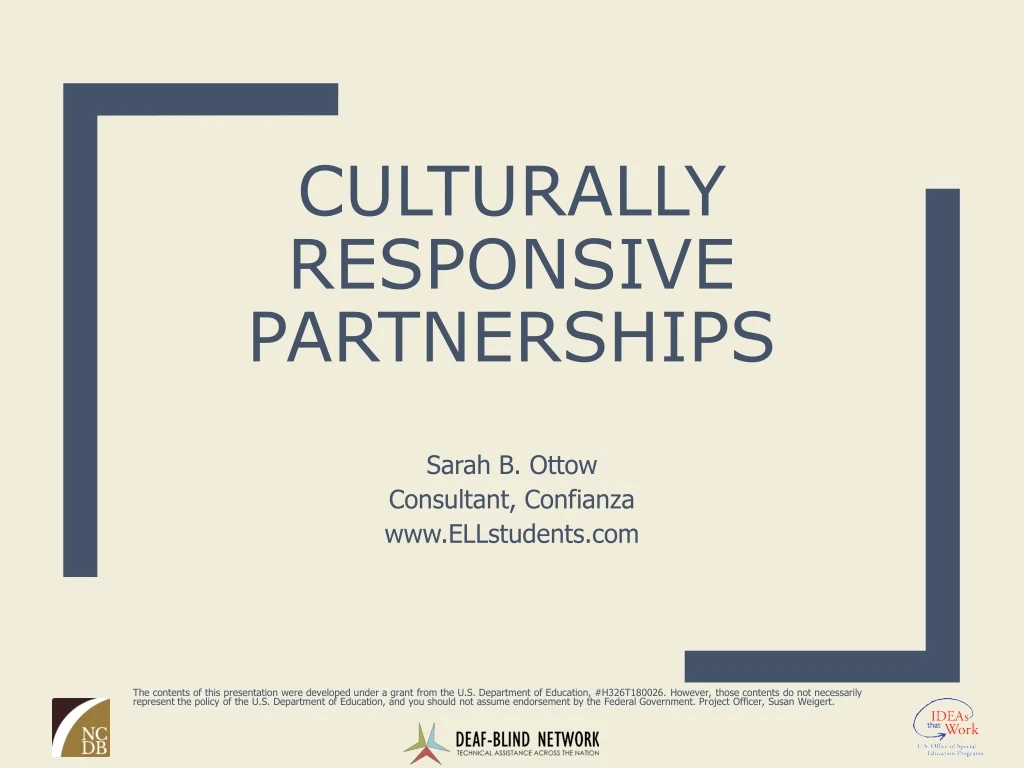 culturally responsive partnerships