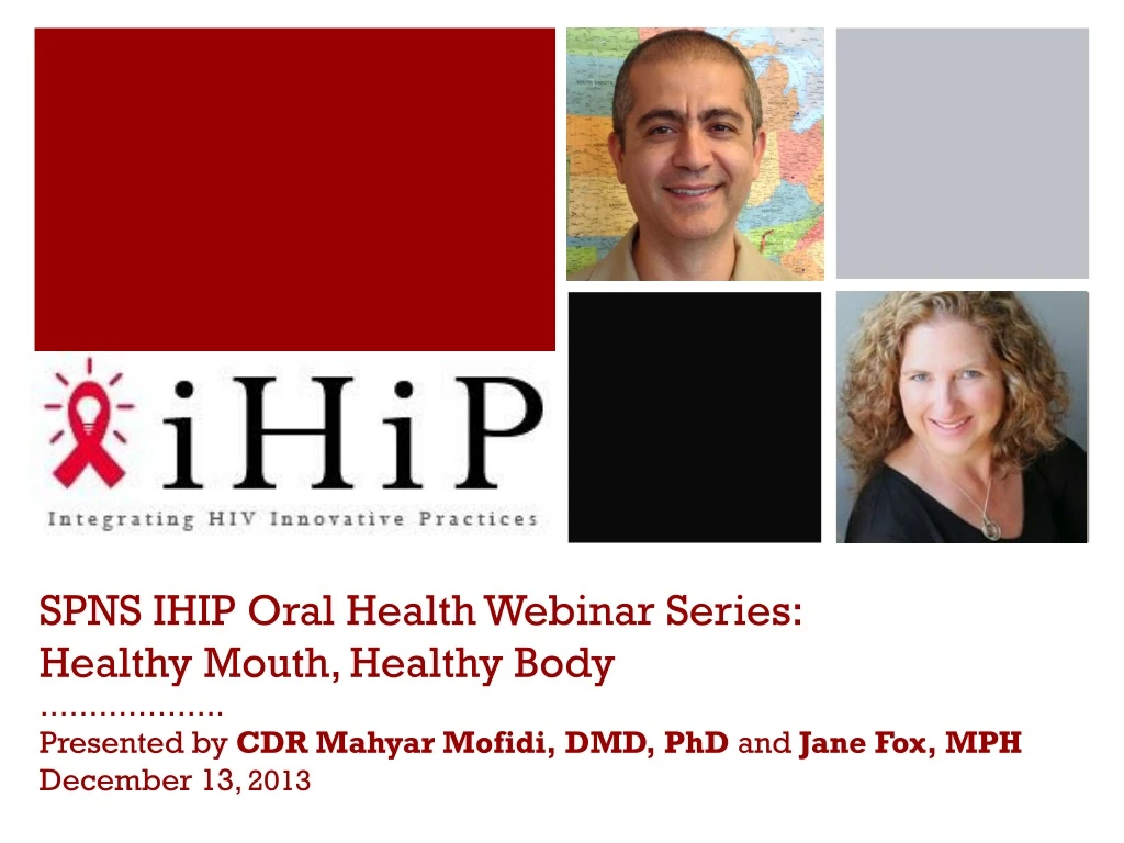 spns ihip oral health webinar series healthy