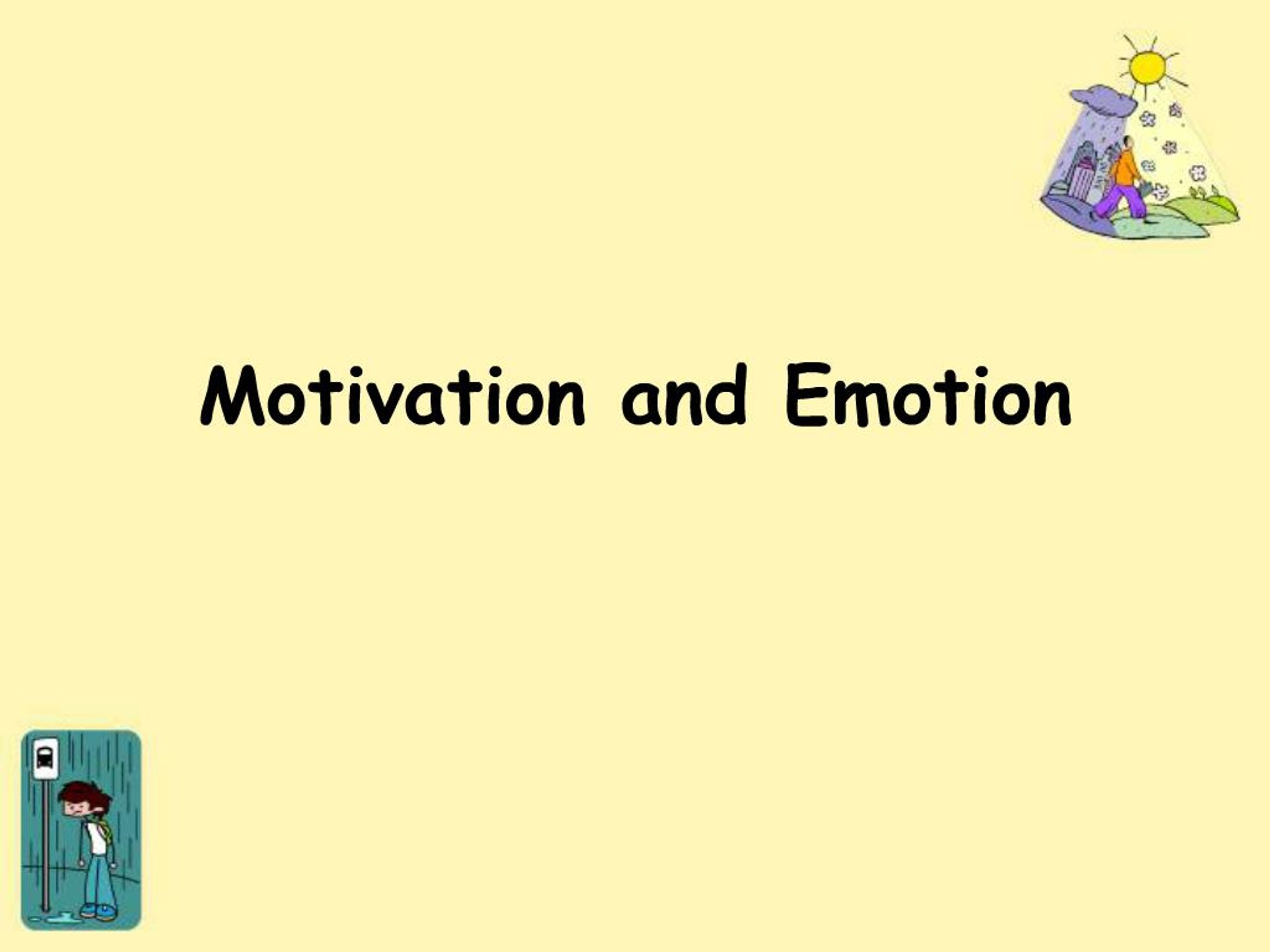 PPT - Motivation and Emotion PowerPoint Presentation, free download ...
