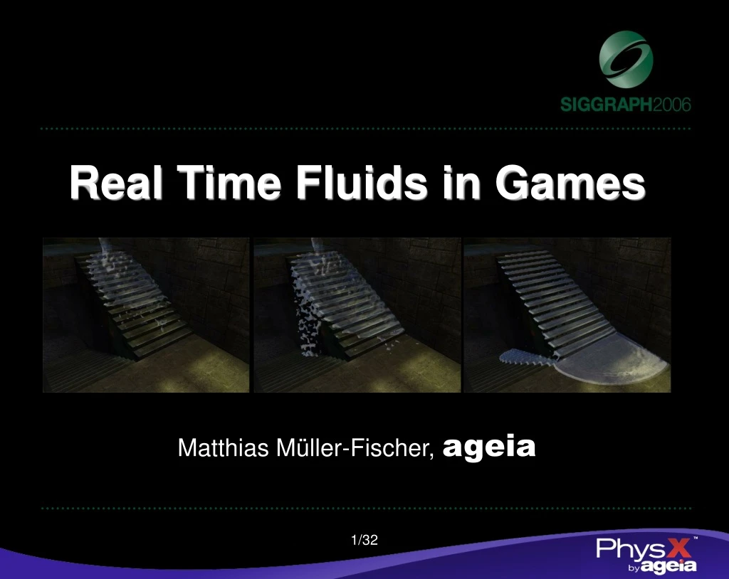 real time fluids in games