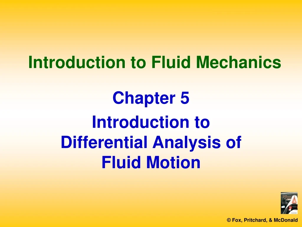 introduction to fluid mechanics