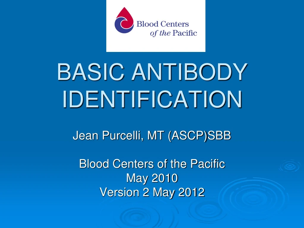 basic antibody identification