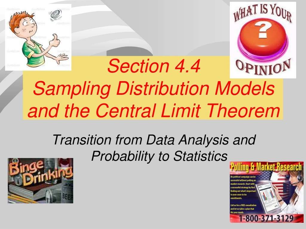 section 4 4 sampling distribution models and the central limit theorem
