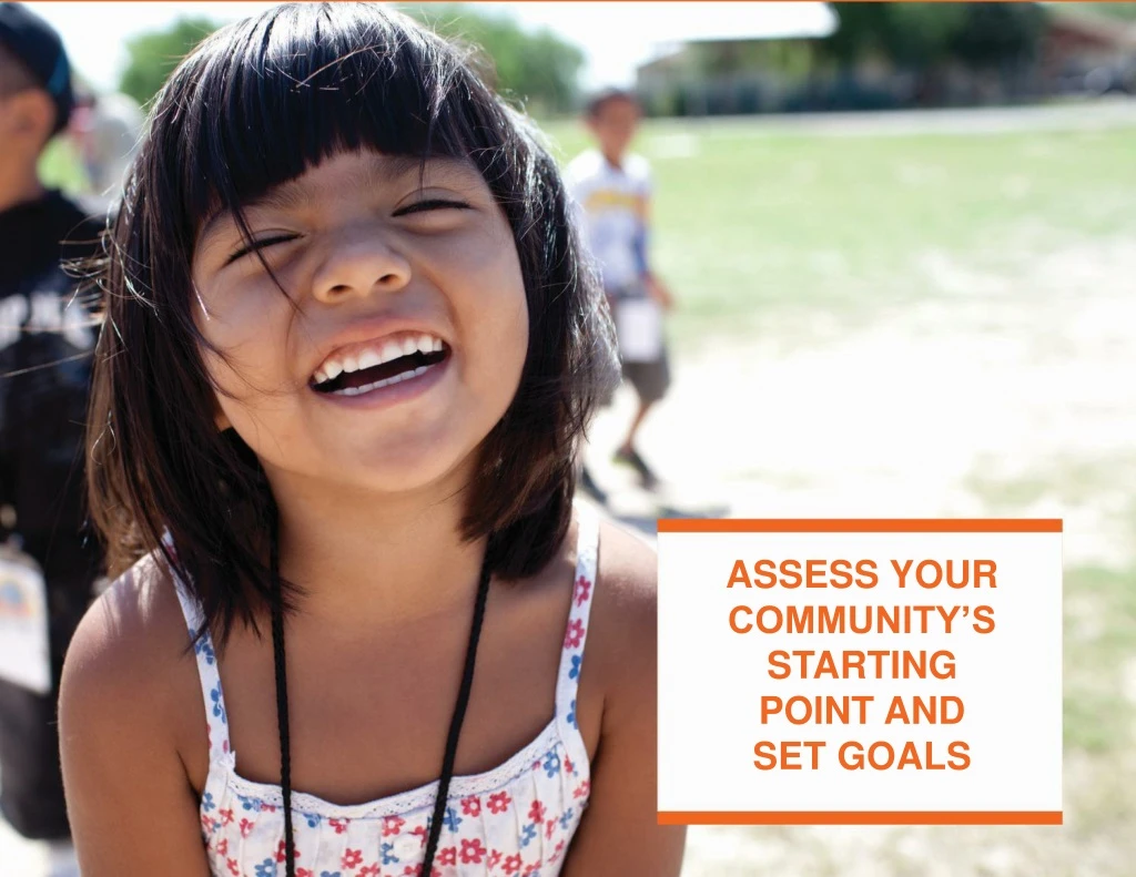 assess your community s starting point and set goals