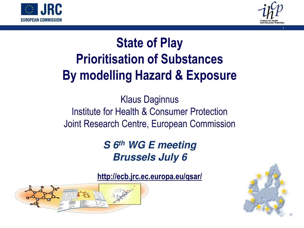 state of play prioritisation of substances