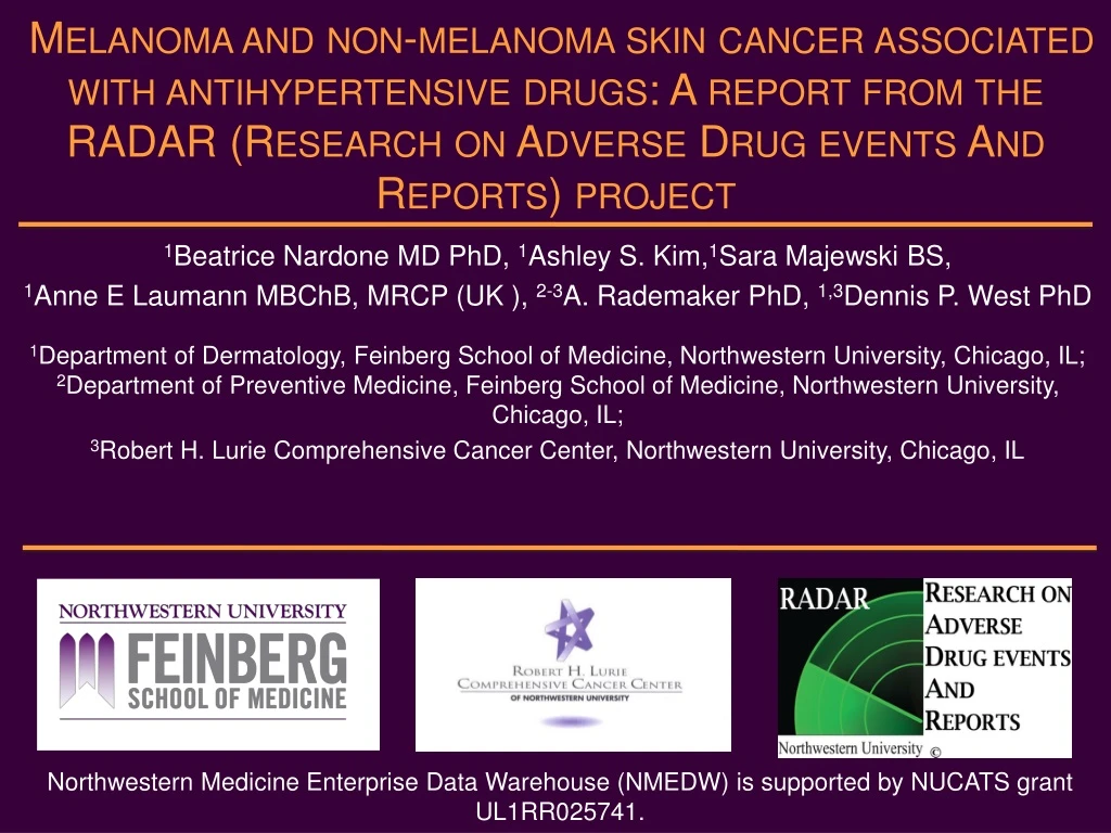 melanoma and non melanoma skin cancer associated