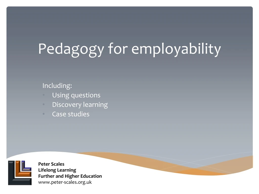 pedagogy for employability